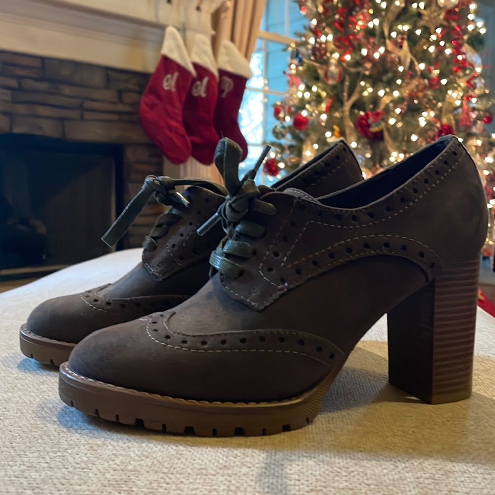 Brown Laced Winter Bootie